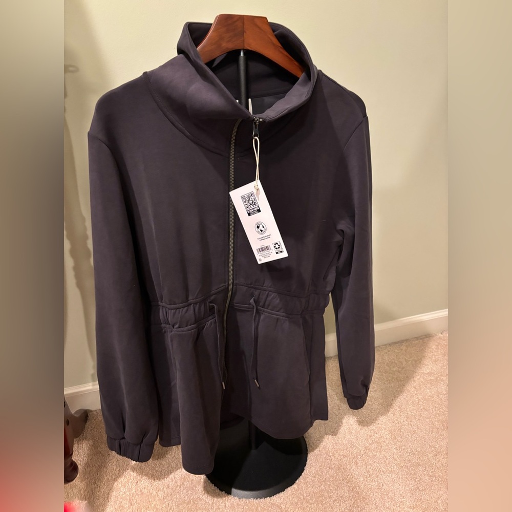 Member’s Mark Women’s Dark Gray Sandwash‎ Jacket – Size Small, NWT